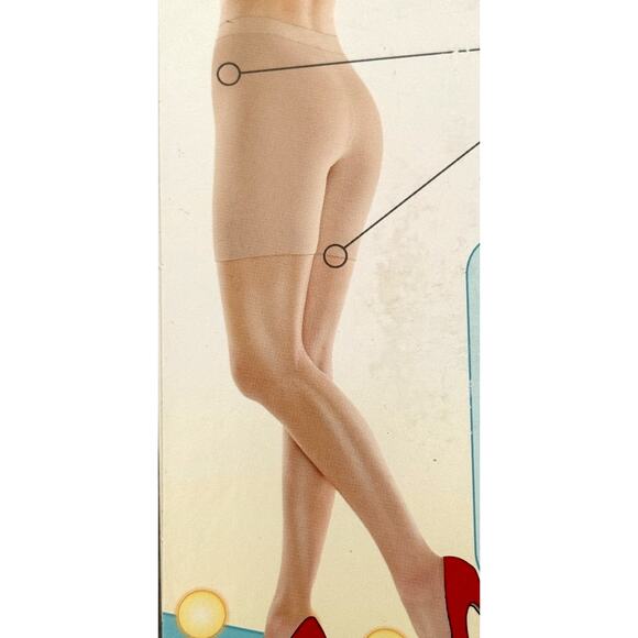 Assets by Spanx Mid Thigh Shaper Shorts - Style 124 - Nude - Size 2 - Picture 7 of 7